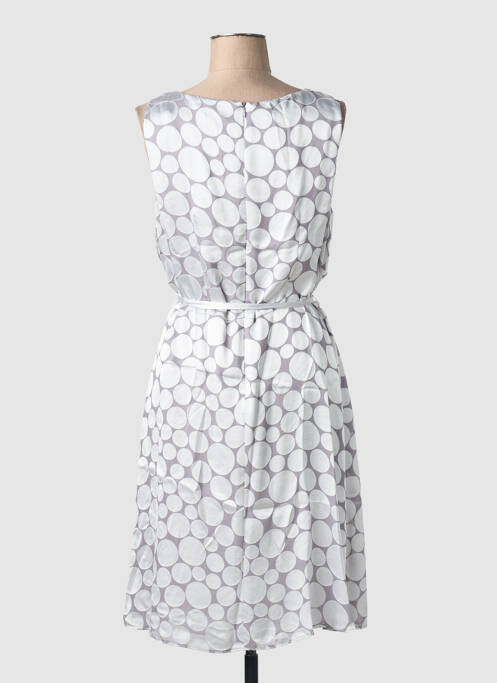 Rochie midi fără mâneci fără mâneci gri BIANCA femme