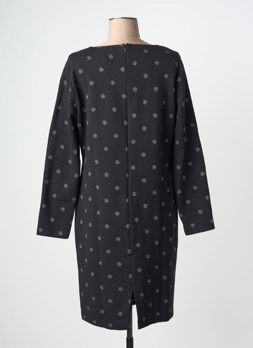 Rochie midi mâneci lungi mâneci lungi negru DIVAS femme