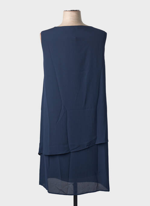 Rochie midi croială fluidă fără mâneci albastru BARILOCHE femme
