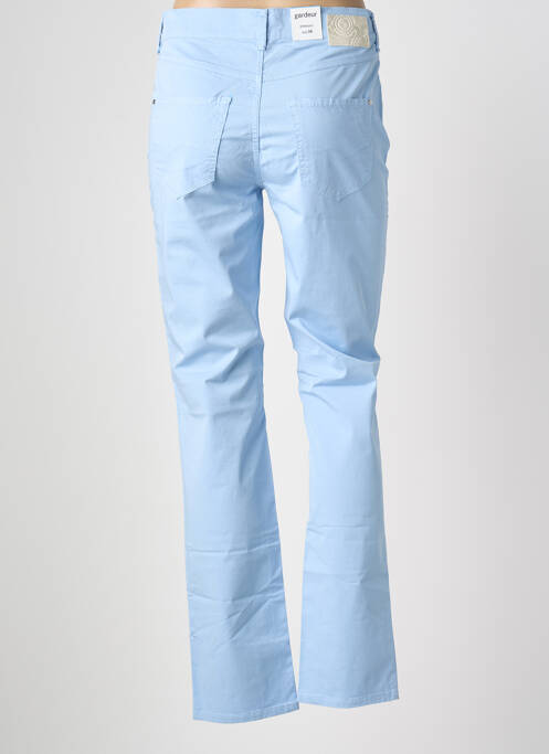 Pantalon slim țesătură poplin albastru GARDEUR femme