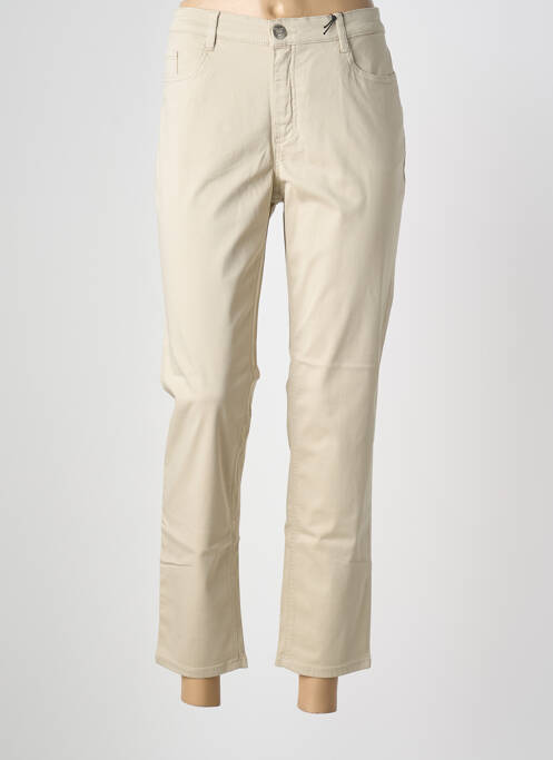 Pantalon 7/8 elasticitate mărime normală bej STARK femme