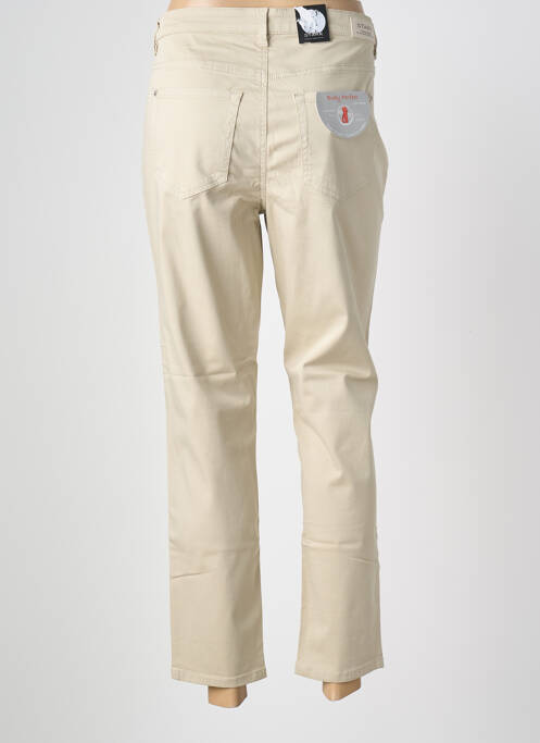 Pantalon 7/8 elasticitate mărime normală bej STARK femme
