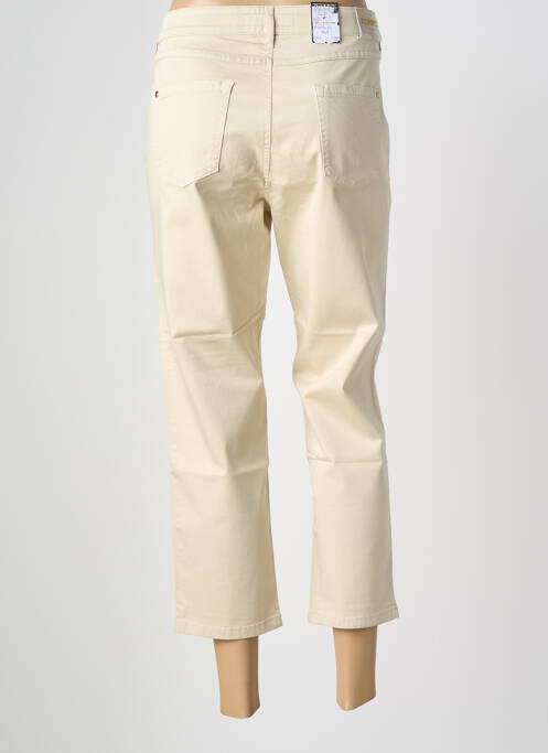 Pantalon trei sferturi elasticitate mărime normală bej ZERRES femme