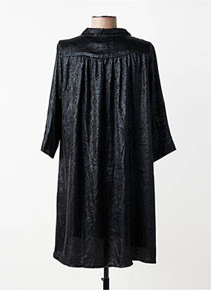 Rochie scurtă mâneci 3/4 mâneci 3/4 negru VINTAGE LOVE femeie