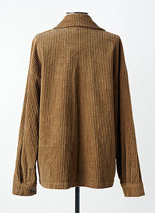 Jachete casual croială dreaptă maro MADE IN ITALY femeie