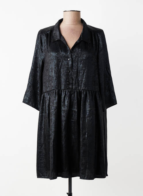 Rochie scurtă mâneci 3/4 mâneci 3/4 negru VINTAGE LOVE femme