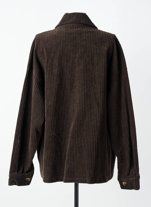 Jachete casual croială dreaptă maro închis MADE IN ITALY femme