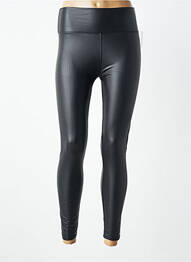 Colant țesătură imitație de piele mărime normală negru MADE IN ITALY femme