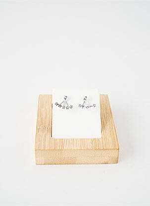 Cercei ornament oxid de zirconiu argintiu TATA GISELE femme