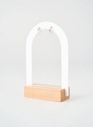 Cercei ornament oxid de zirconiu argintiu TATA GISELE femme