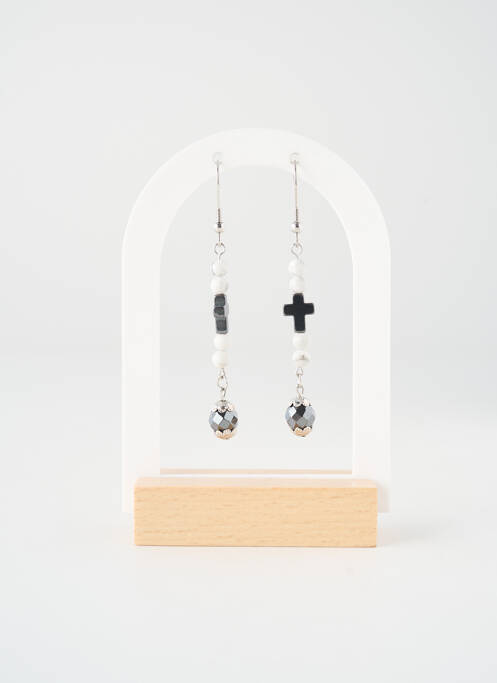 Cercei alb TATA GISELE femme