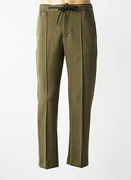 Pantalon drept elasticitate mărime normală verde OVER/D homme