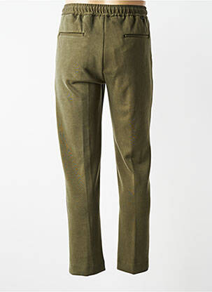 Pantalon drept elasticitate mărime normală verde OVER/D bărbat