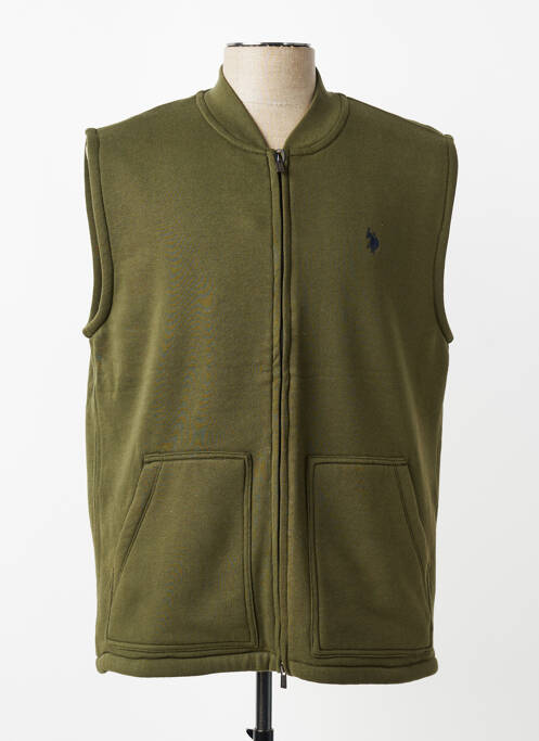 Vestă fără mâneci căptușeală verde U.S. POLO ASSN homme