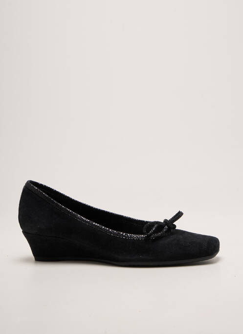 Balerine tip de talpă amortizantă toc plat până la 3 cm negru REQINS femme