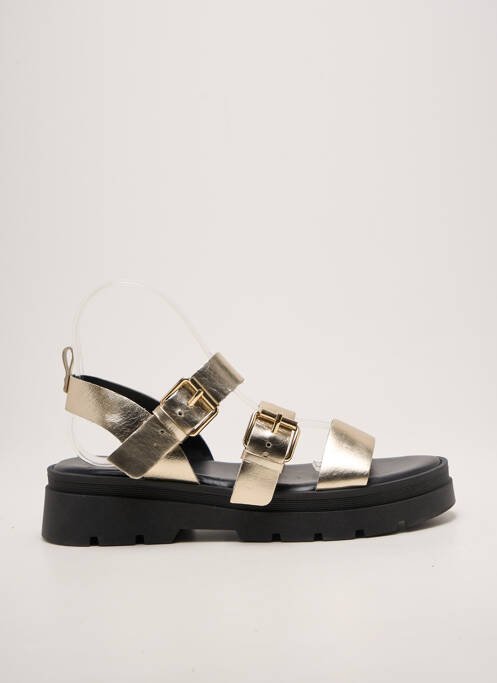 Sandale/pantofi decupați chiquet toc de 4 la 6 cm auriu REQINS femme