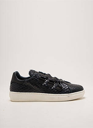Adidași vârf rotund toc plat până la 3 cm negru REQINS femeie