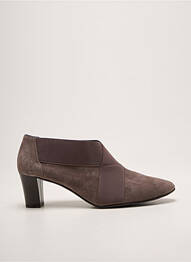 Botine/ghete vârf rotund toc de 7 la 9 cm gri ANDREA DAPHANE femme