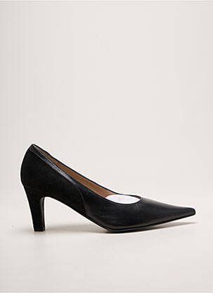 Pantofi cu toc vârf ascuțit toc de 4 la 6 cm negru ANDREA DAPHANE femeie