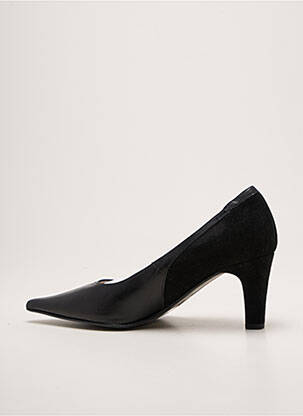 Pantofi cu toc vârf ascuțit toc de 4 la 6 cm negru ANDREA DAPHANE femeie