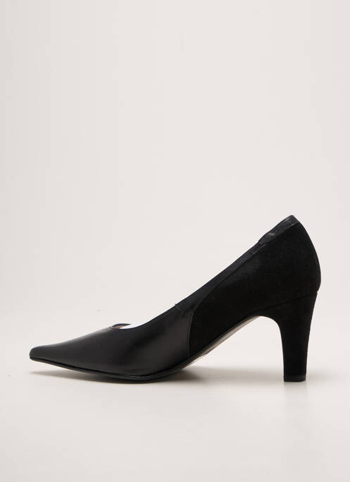 Pantofi cu toc vârf ascuțit toc de 4 la 6 cm negru ANDREA DAPHANE femme