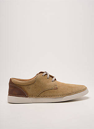 Adidași vârf rotund vârf rotund maro CLARKS homme