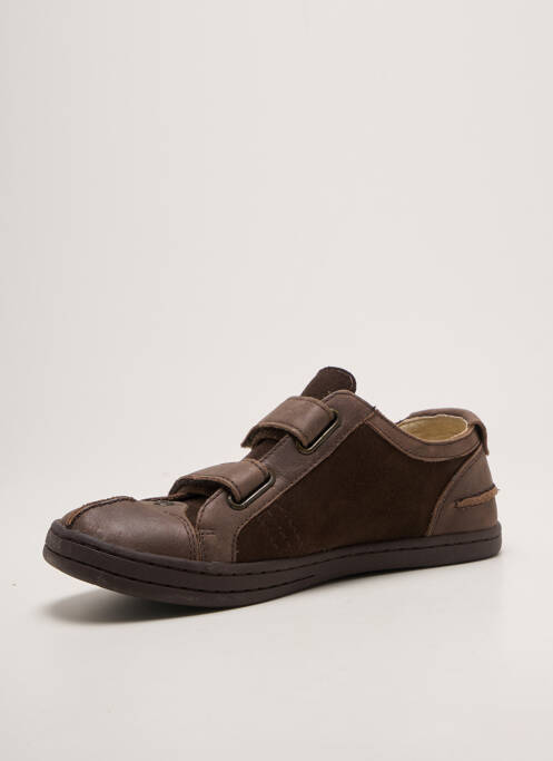 Adidași închidere cu arici vârf rotund maro KICKERS garcon
