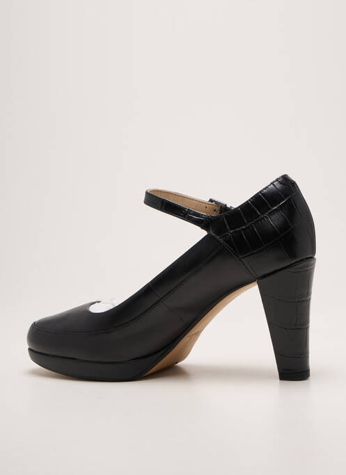 Pantofi cu toc închidere cu buclă(e) toc de 7 la 9 cm negru CLARKS femme