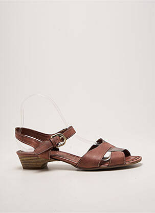 Sandale/pantofi decupați tip de talpă amortizantă toc plat până la 3 cm violet SAMOA femme