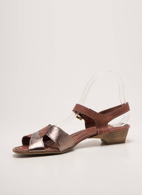 Sandale/pantofi decupați tip de talpă amortizantă toc plat până la 3 cm violet SAMOA femme
