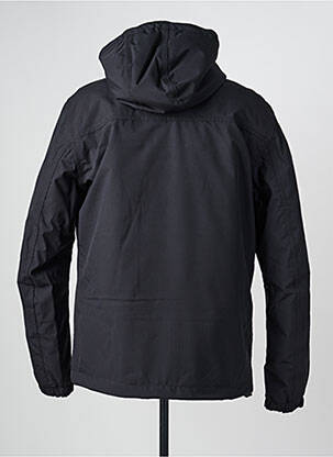 Parka finisaj interior dublat cu glugă negru DAYTONA bărbat