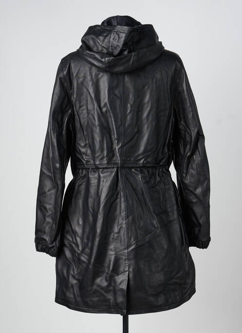 Parka mâneci lungi cu glugă negru ROSE GARDEN femme