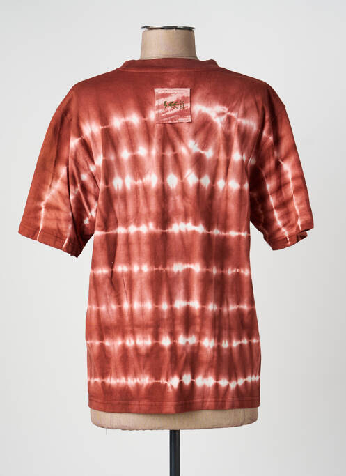 Tricou serigrafie mâneci scurte roșu ROSE GARDEN femme