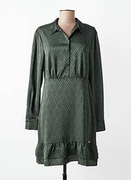 Rochie scurtă mâneci lungi mâneci lungi verde LPB femeie