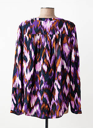 Bluză țesătură poplin mâneci lungi violet STREET ONE femeie