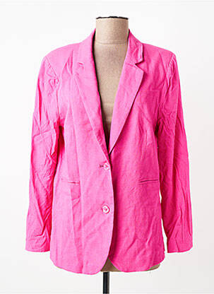Jachete casual guler tip costum roz LPB femeie