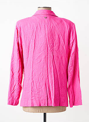Jachete casual guler tip costum roz LPB femeie