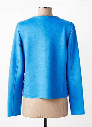 Jachete casual guler rotund albastru STREET ONE femeie