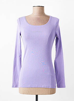Tricou mâneci lungi mâneci lungi violet ESPRIT femeie