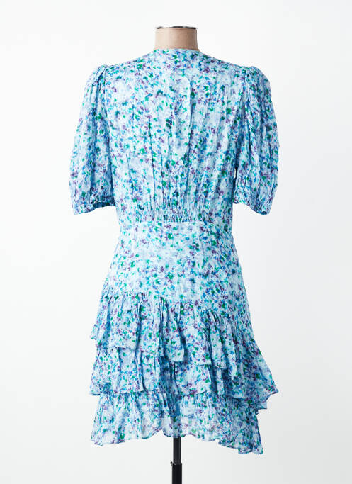 Rochie scurtă mâneci scurte mâneci scurte albastru SUNCOO femme