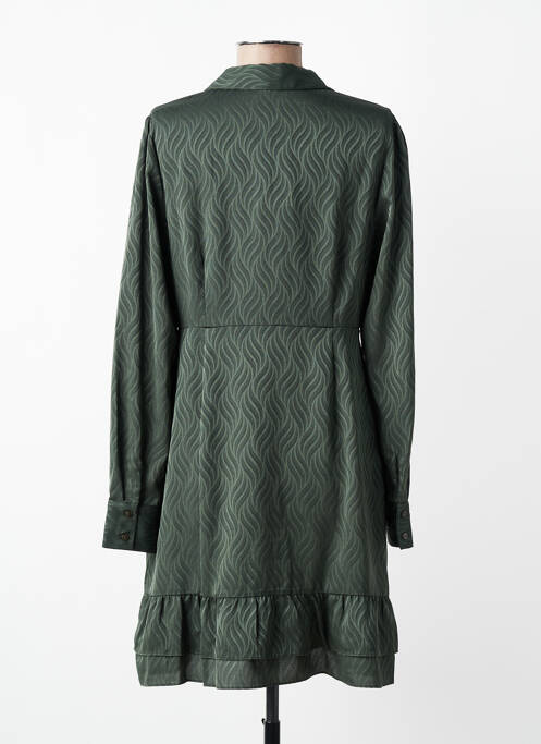 Rochie scurtă mâneci lungi mâneci lungi verde LPB femme