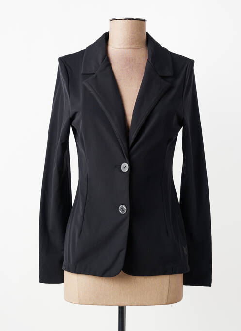 Jachete casual croială cambrată negru HBT femme