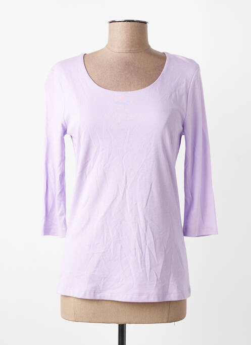 Tricou croială cambrată mâneci 3/4 violet STREET ONE femme