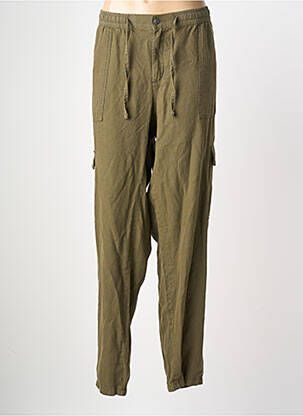 Pantalon cargo croială dreaptă verde ESPRIT femeie