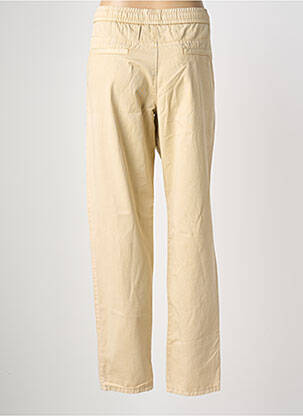 Pantalon drept talie elastică bej ESPRIT femeie