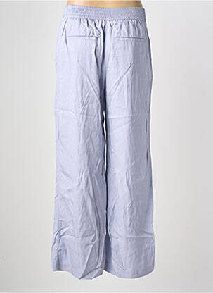 Pantalon drept talie elastică albastru ESPRIT femeie