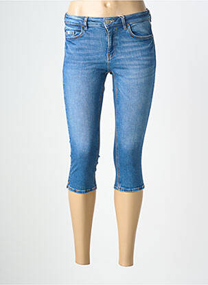 Corsar țesătură denim albastru EDC femeie