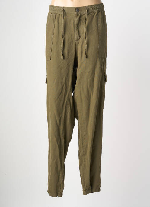 Pantalon cargo croială dreaptă verde ESPRIT femme