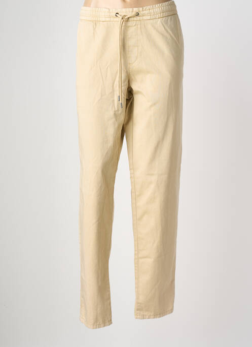 Pantalon drept talie elastică bej ESPRIT femme