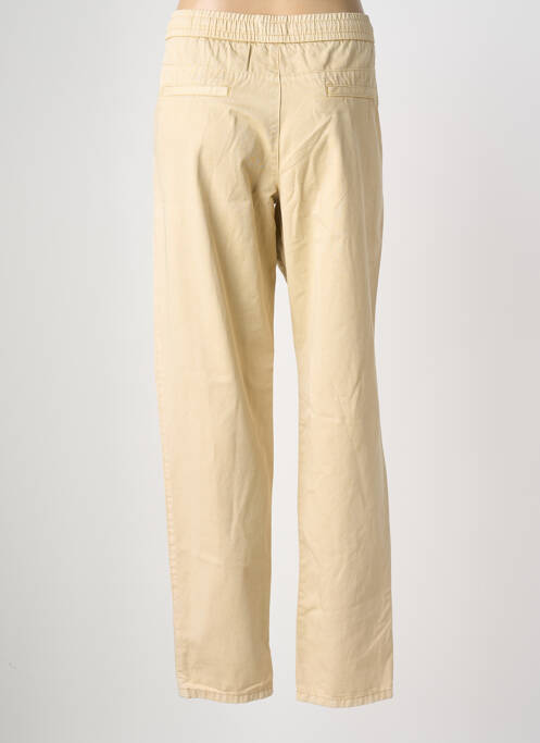 Pantalon drept talie elastică bej ESPRIT femme